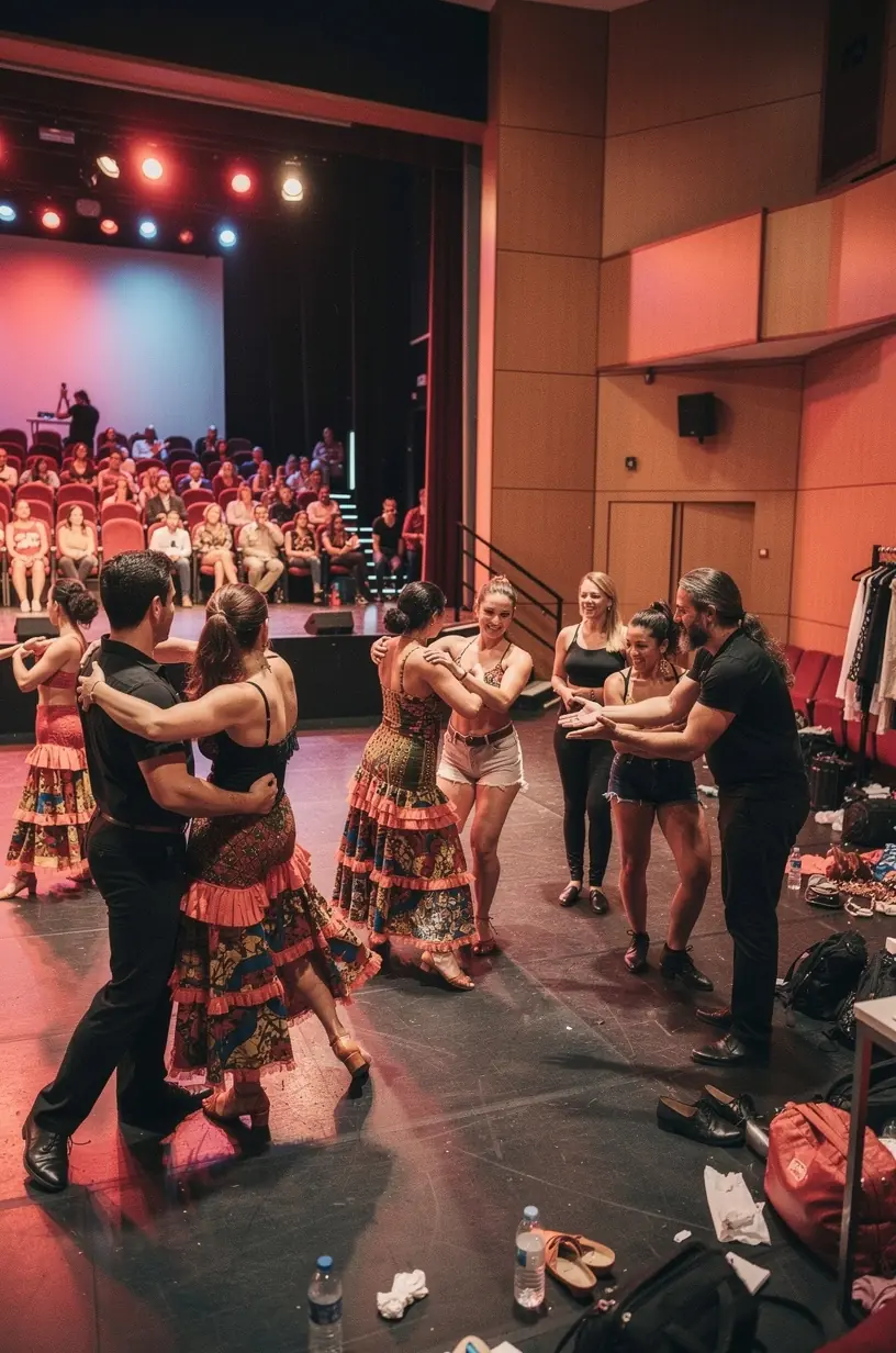 Dancers enjoying bachata and salsa for health benefits