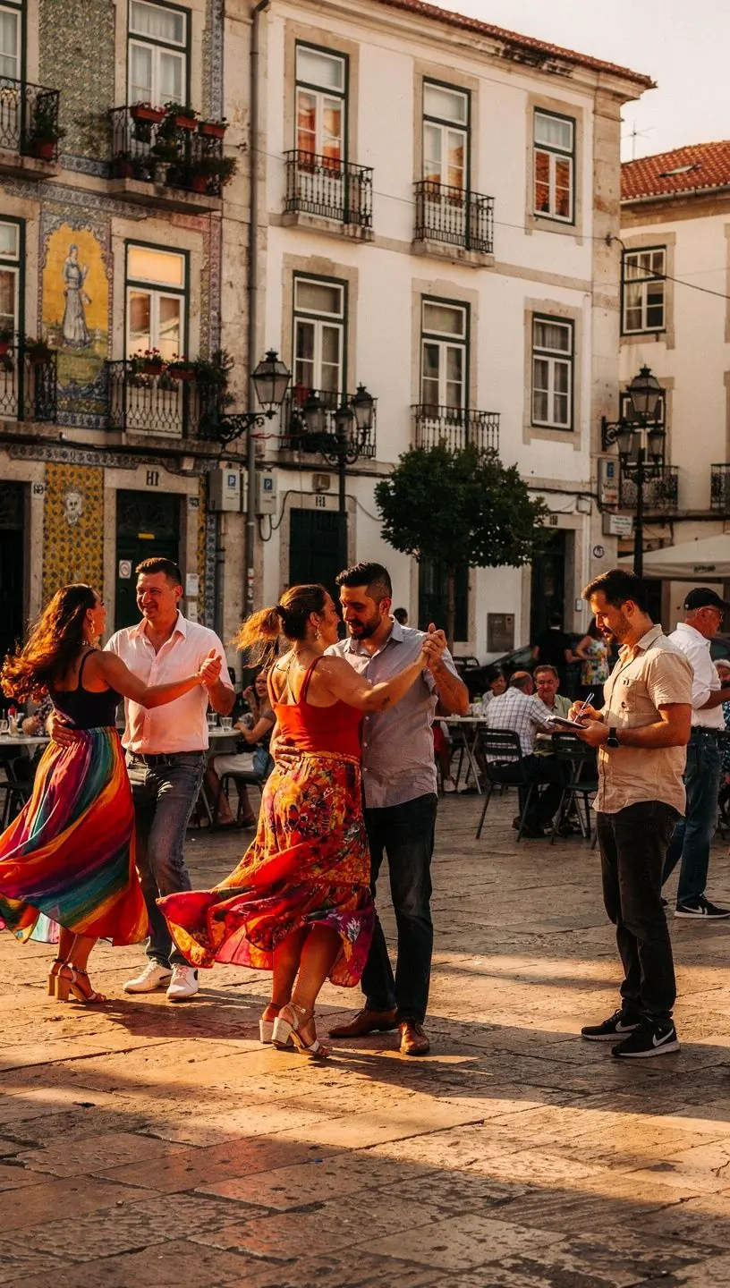 Leadership skills in dance meetup organization illustration